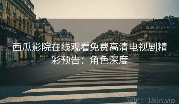 西瓜影院在线观看免费高清电视剧精彩预告：角色深度
